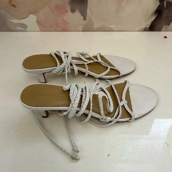 ! Reformation Porto Strappy Sandals in White 6.5 - Picture 7 of 7